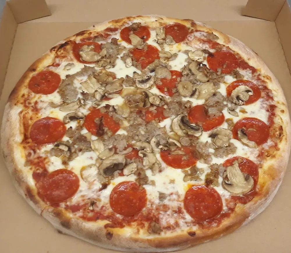 Pepperoni Black Olives Red Onion